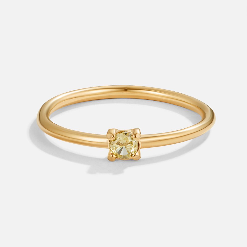 Birthstone Rings - Gold
