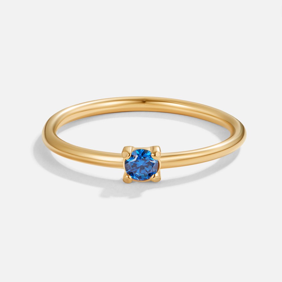 Birthstone Rings - Gold
