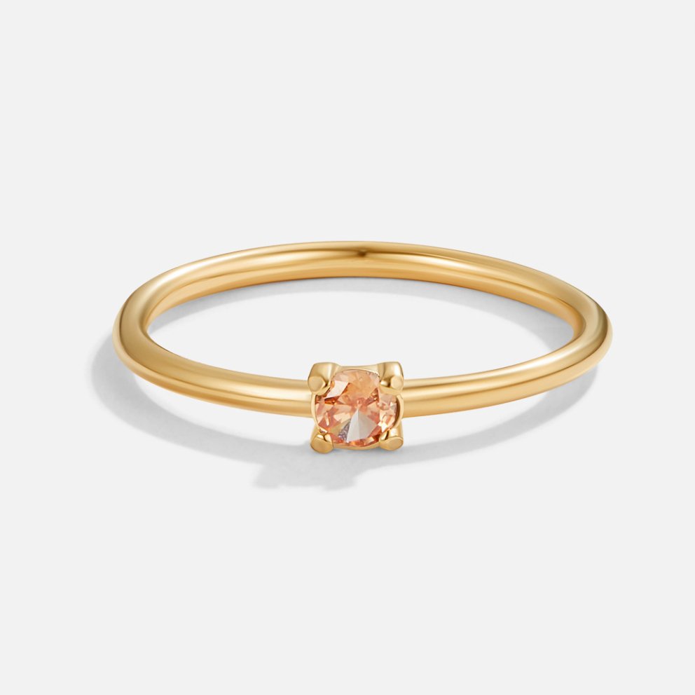 Birthstone Rings - Gold