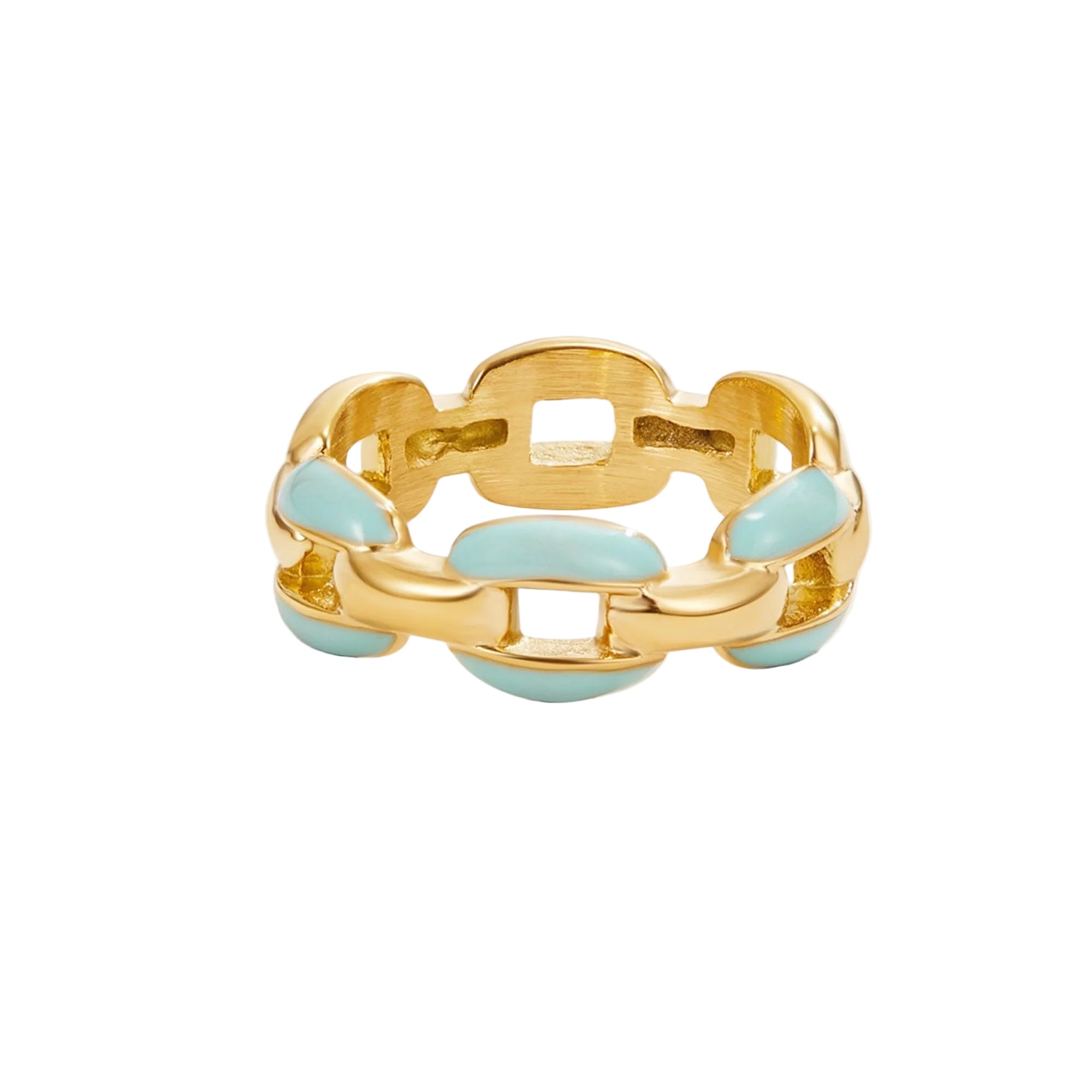Blue Reya Chain Ring