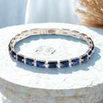 Mireda Thalindra Bracelet | White Gold