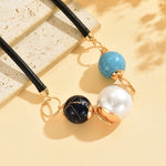 COLLIER BOHÈME MINIMALISTE PERLEETTURQUOISE PERLE