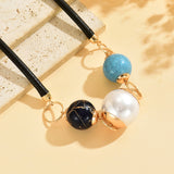 COLLIER BOHÈME MINIMALISTE PERLEETTURQUOISE PERLE