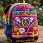 Hippie Van Quilted Backpack