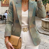 Margherita™ | Blazer a mosaico a pois