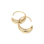 Classic Drop Hoop Earrings