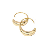 Classic Drop Hoop Earrings