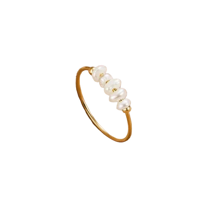 BAGUE EAU DOUCE PERLE