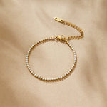Cordelia Tennis Bracelet - Gold