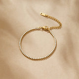 Cordelia Tennis Bracelet - Gold