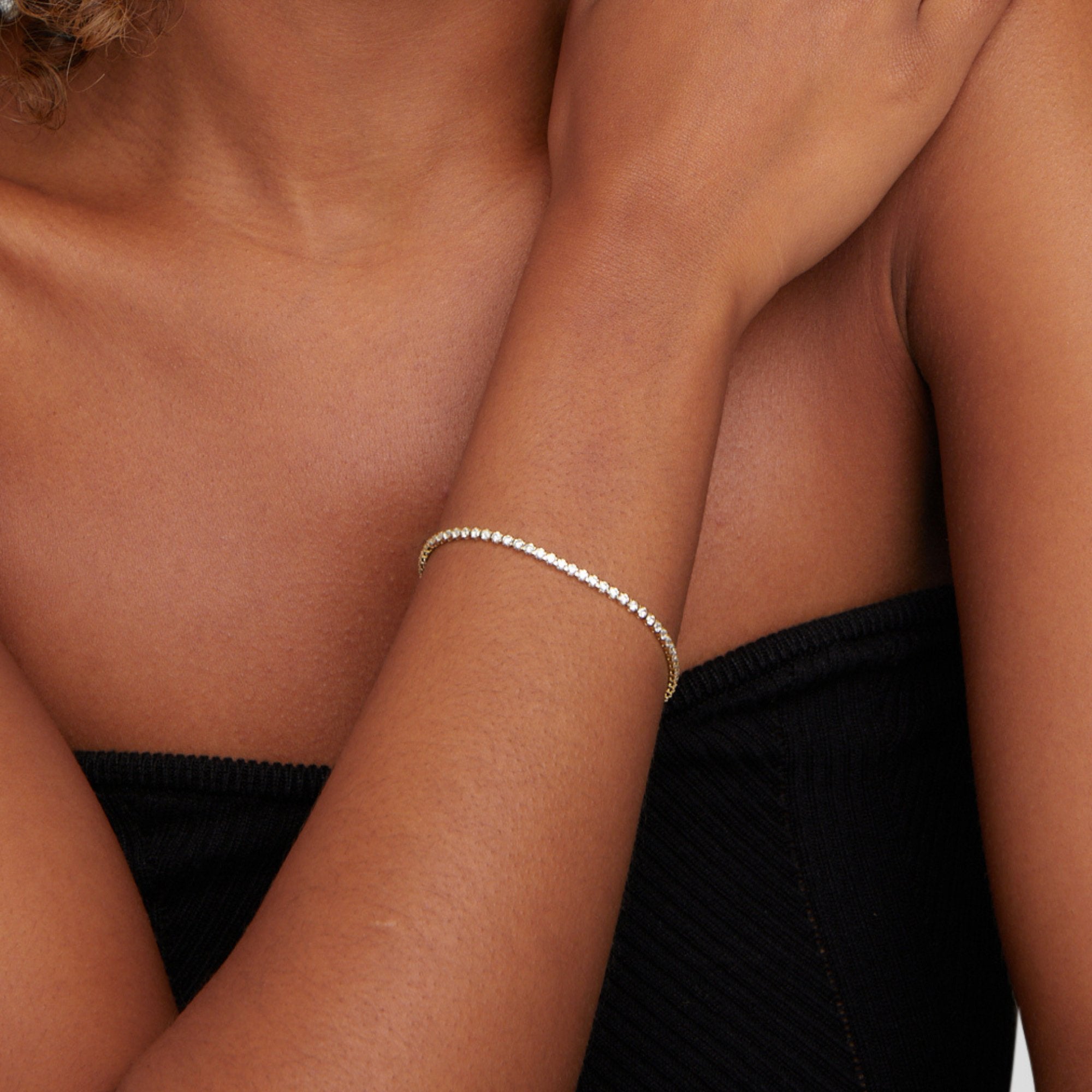 Cordelia Tennis Bracelet - Gold