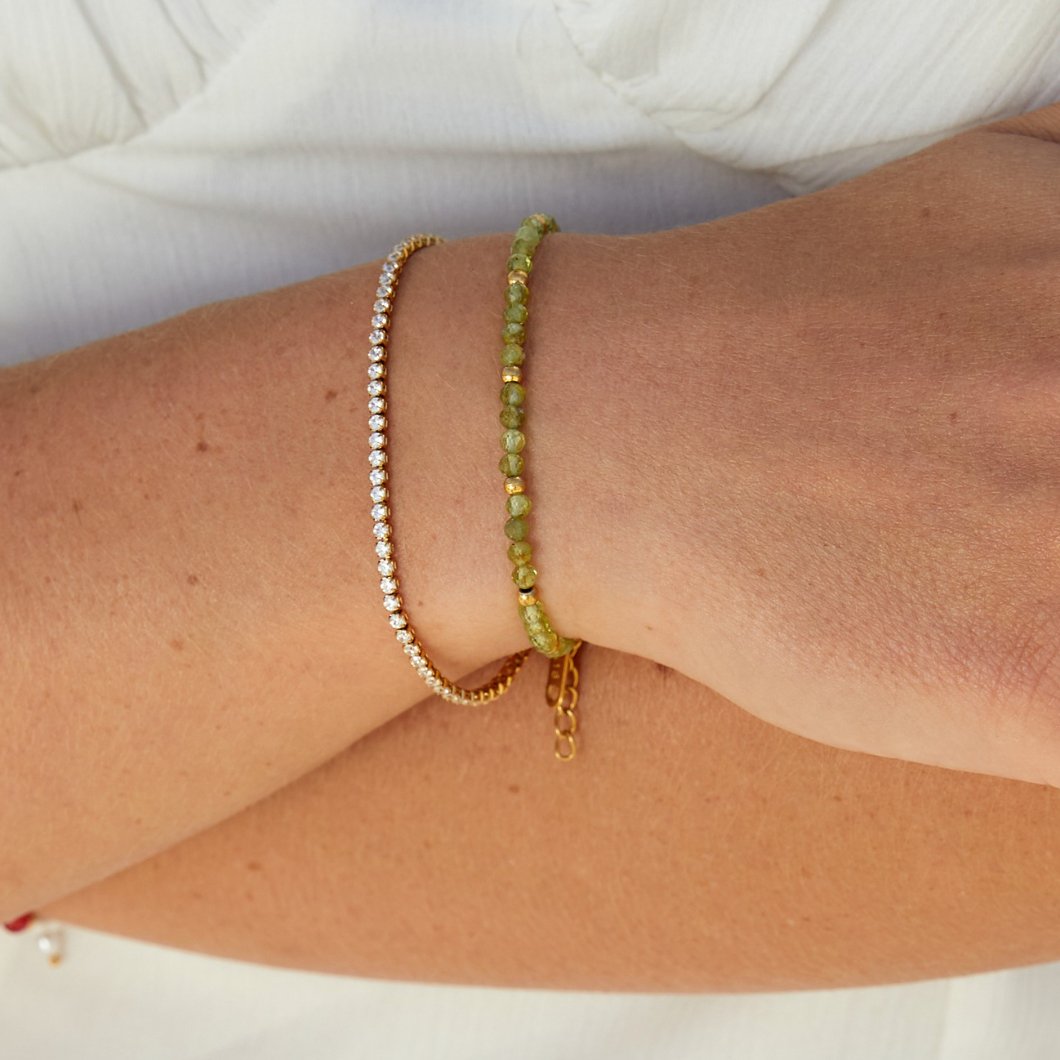 Cordelia Tennis Bracelet - Gold