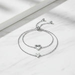 Cupido - Coppia Bracciali con Cuore (regolabili) - ALMAGIOIELLI
