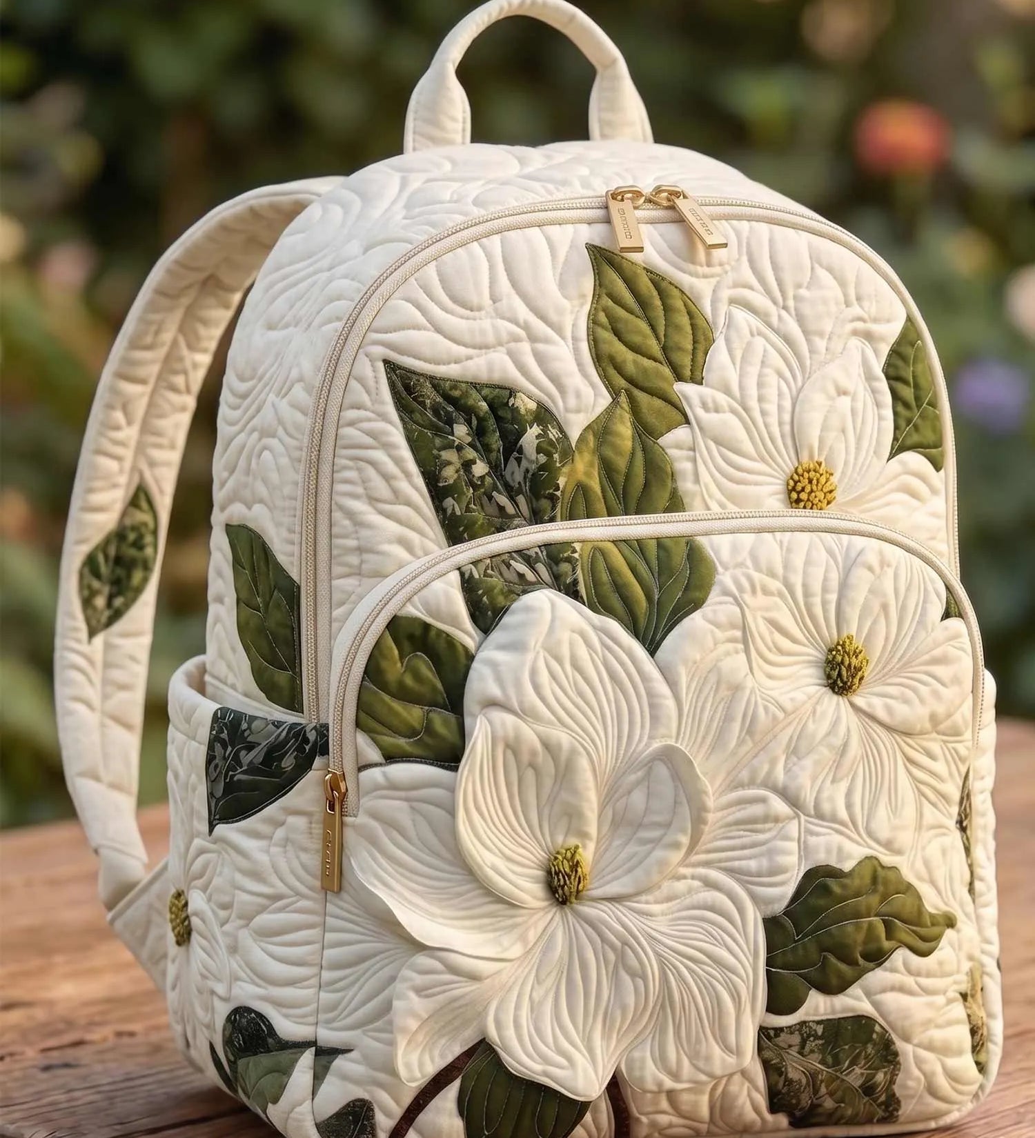 Magnolia Quilted Backpack