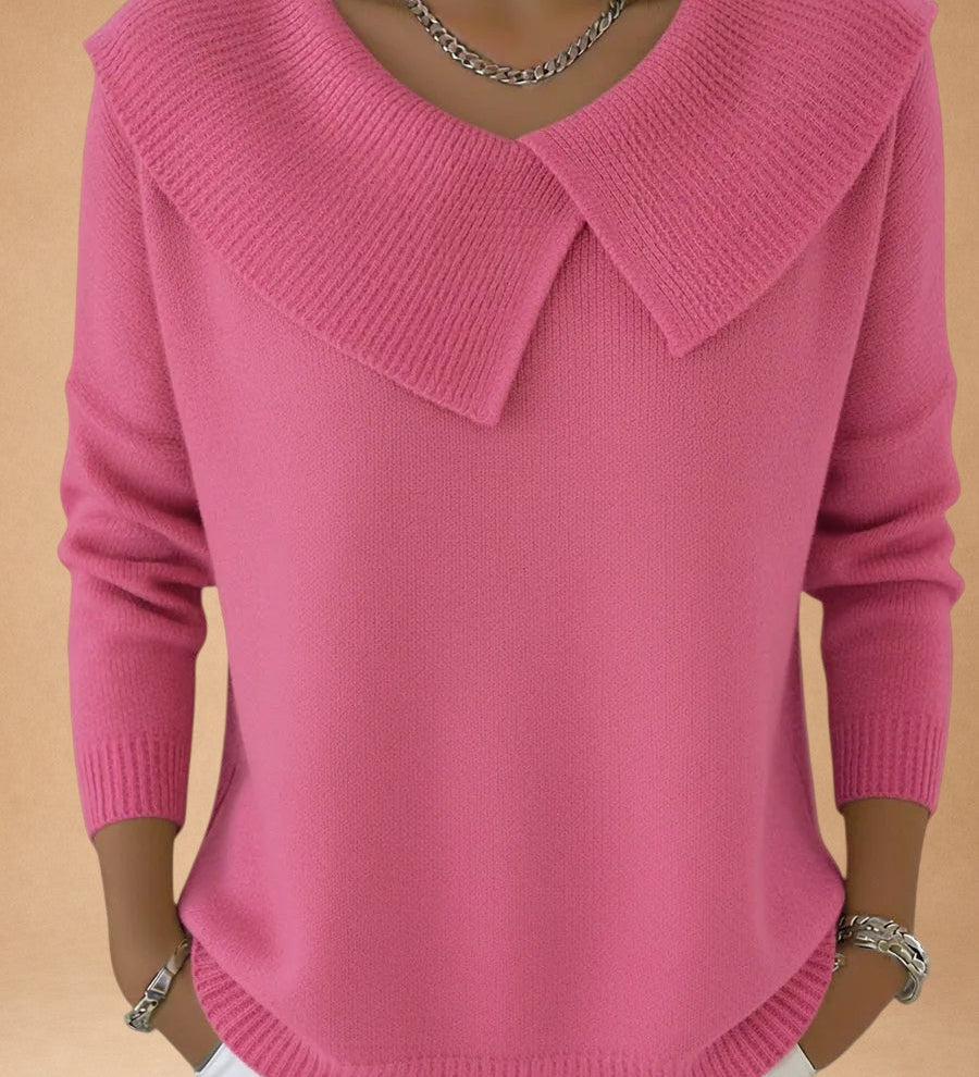 NIKOLETA | PULL CHAUD COL DOUX