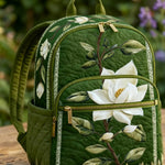Magnolia Floral Quilted Backpack