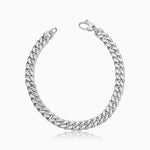 BRACELET CUBAIN | OR BLANC