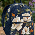 Magnolia Floral Quilted Backpack