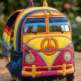 Hippie Van Quilted Backpack