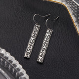 Vintage Boho Bar Pendant Earrings
