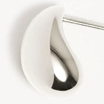 Mato Drop Earrings | White Gold