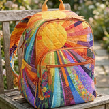Hippie Sun Quilted Backpack