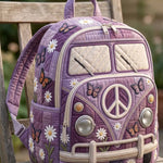 Hippie Van Quilted Backpack