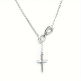 Eternal Cross Pendant Necklace | Gold