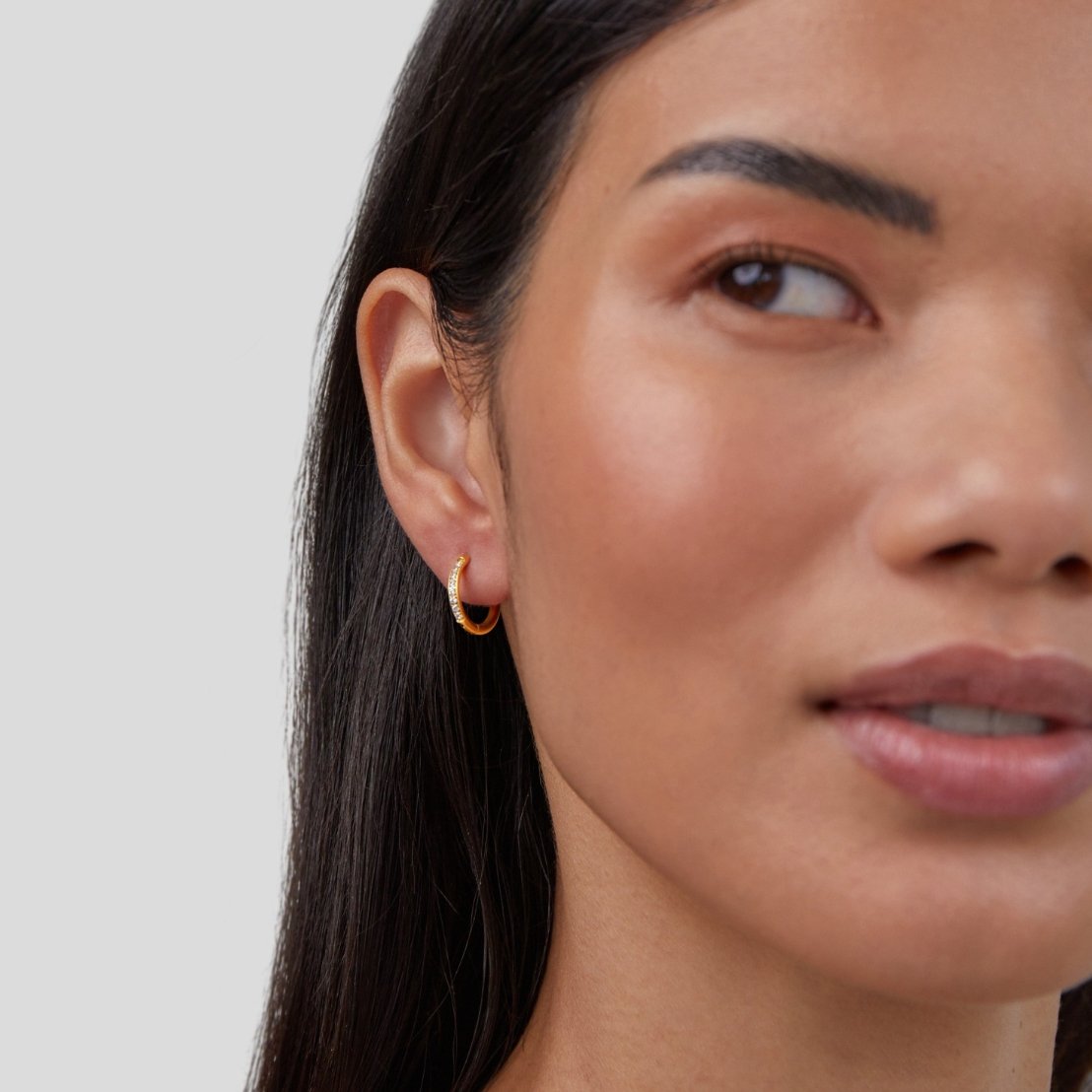 Hailey Hoop Earrings
