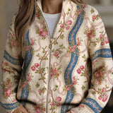 EULALIA | VESTE RUBAN ROSE GRIMPANTE