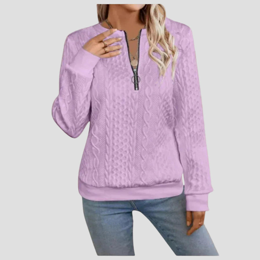PAGONA | CARDIGAN ZIPPÉ EN TRICOT