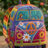 Hippie Van Quilted Backpack