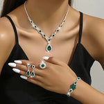 Adriana Lysandre Jewelry Set | White Gold