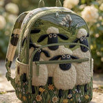 Cute Sheep Quilted Backpack