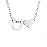 Evie Necklace | White Gold