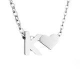 Evie Necklace | White Gold