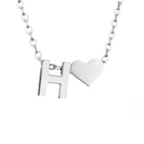 Evie Necklace | White Gold