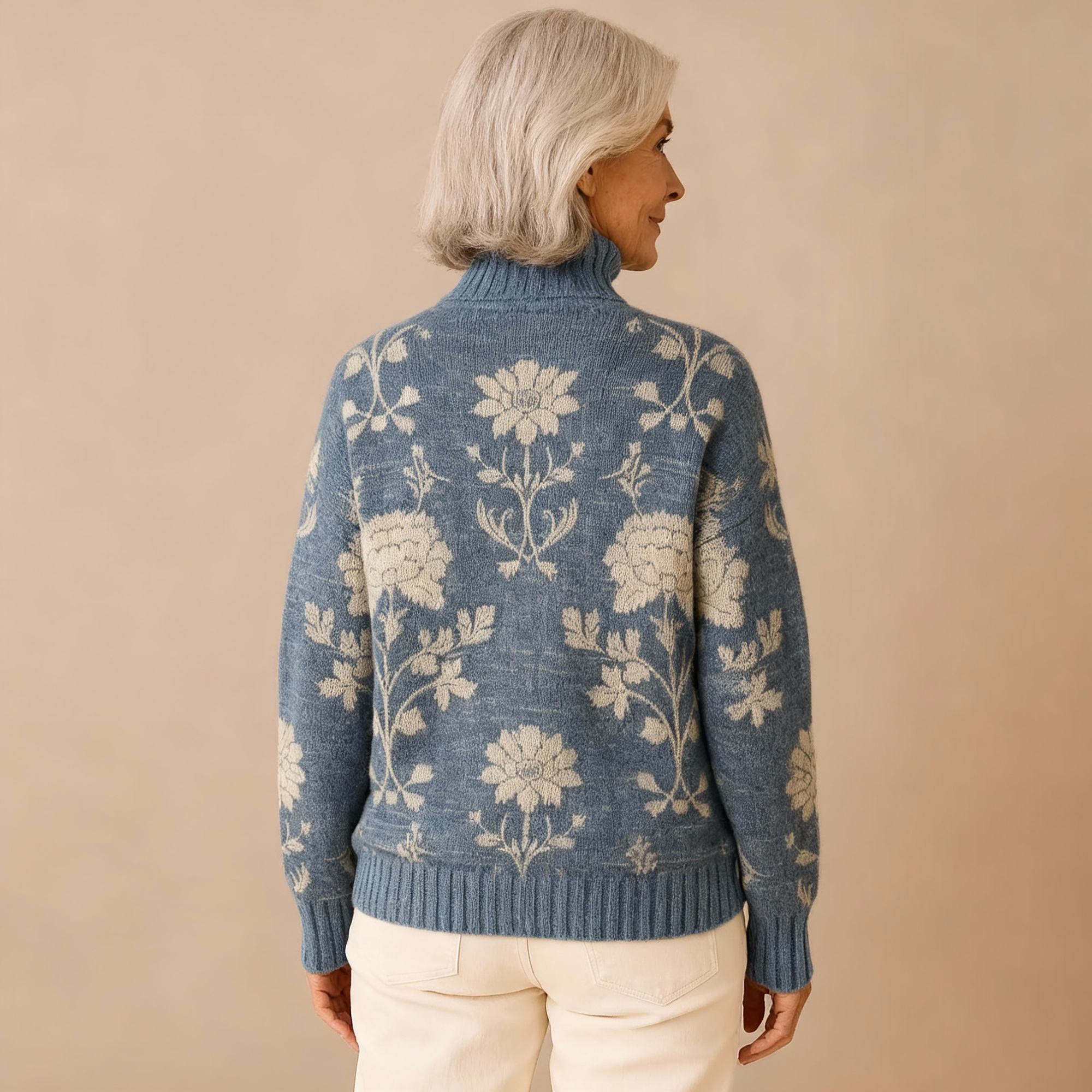 CLARA | PULL COL ROULÉ DOUILLET
