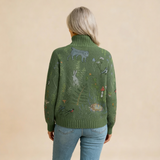 ZOE | HAUT COL ROULÉ FLEURI