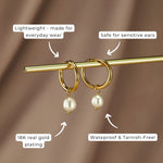 BOUCLES D'OREILLES PERLE