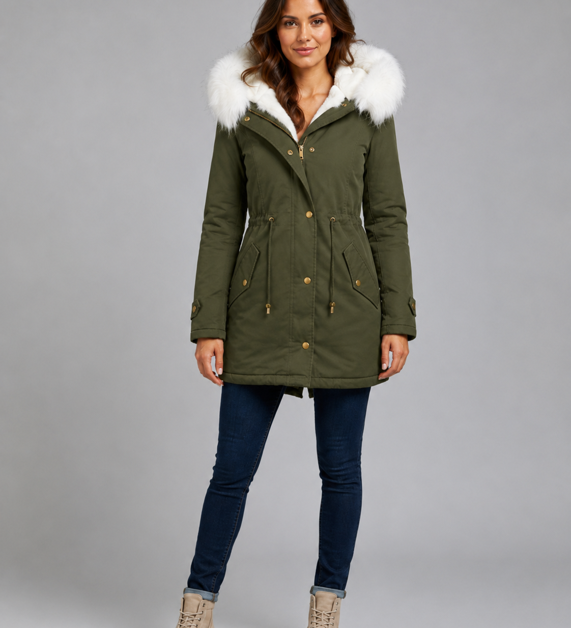 SYLVIE | PARKA LONGUE À CAPUCHE