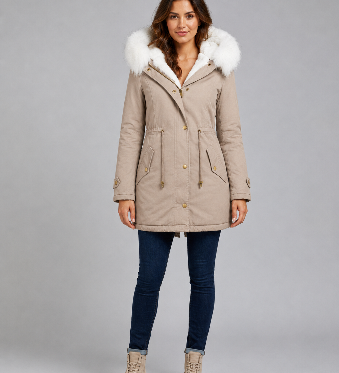 SYLVIE | PARKA LONGUE À CAPUCHE