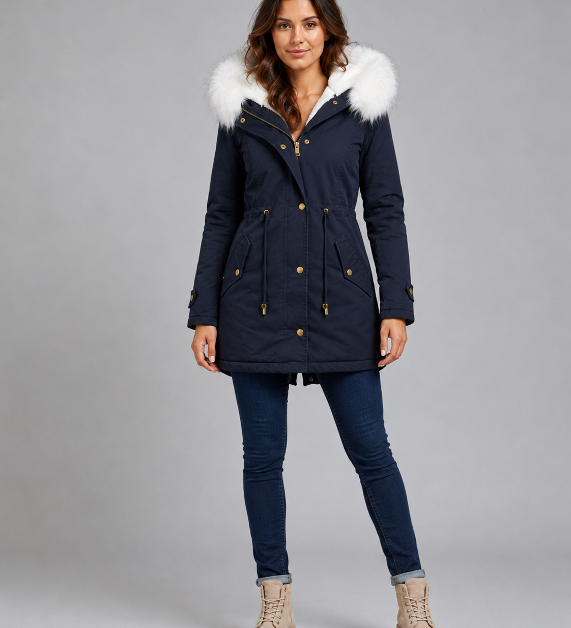 SYLVIE | PARKA LONGUE À CAPUCHE