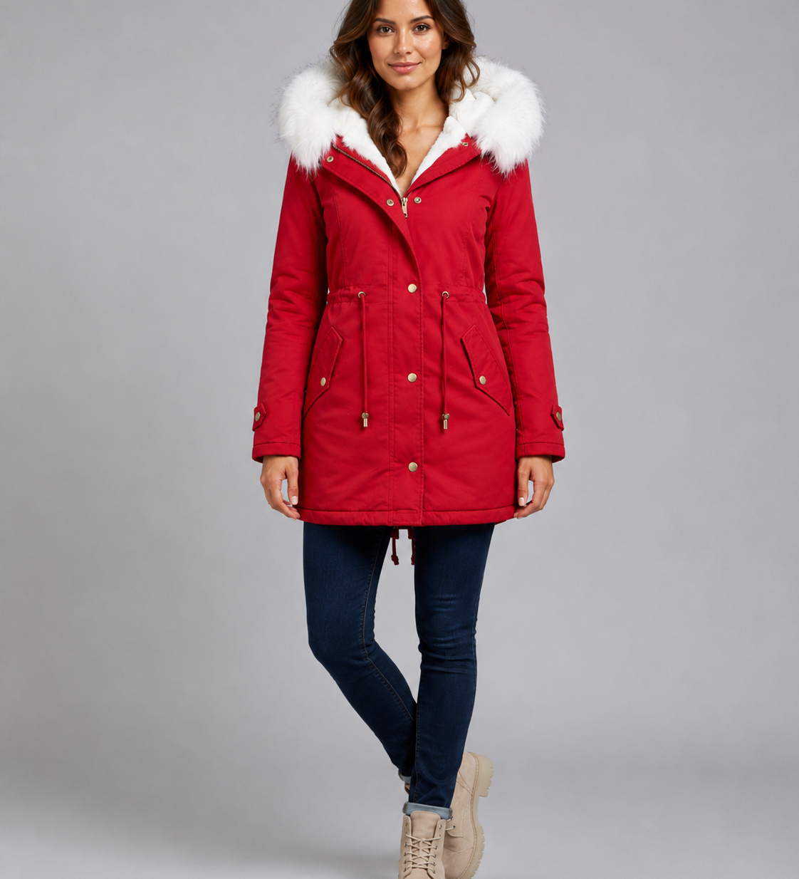 SYLVIE | PARKA LONGUE À CAPUCHE