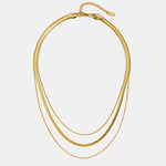 Gold Multi-Layered Necklace