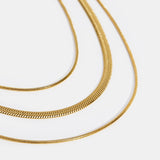 Gold Multi-Layered Necklace