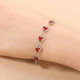 Bracelet Ophelyra Garnetelle Blanc Or