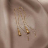 Teardrop Tassel - Earrings