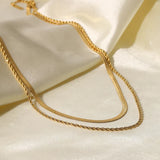 Juliana Solvia Necklace | Gold