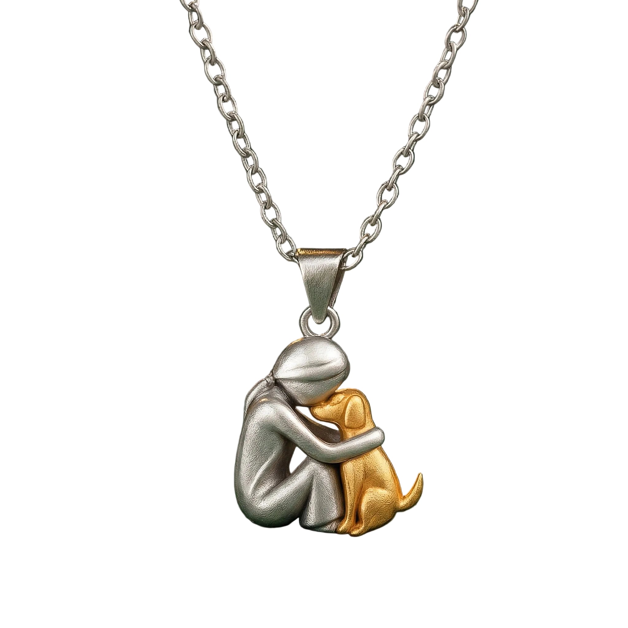 Hug Pendant Necklace